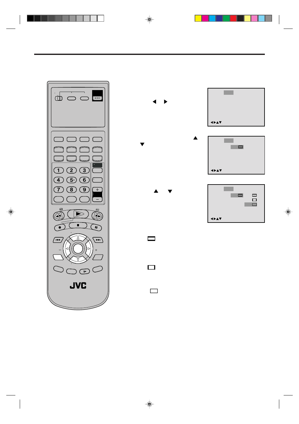Setting the aspect ratio of tv screen, Vcr/dvd/tv | JVC LPT0719-001A User Manual | Page 51 / 60