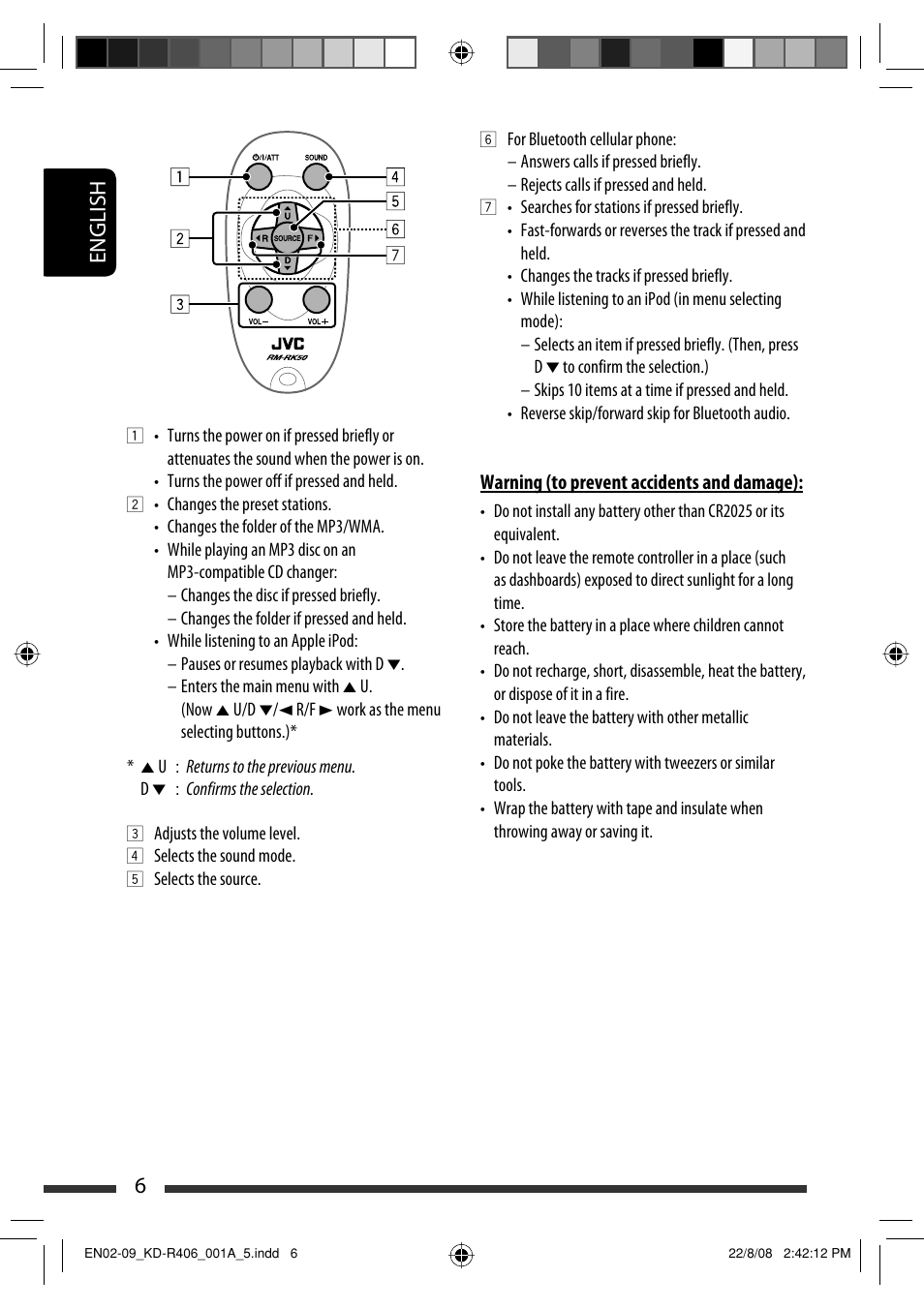 English 6 | JVC GET0570-001A User Manual | Page 126 / 198