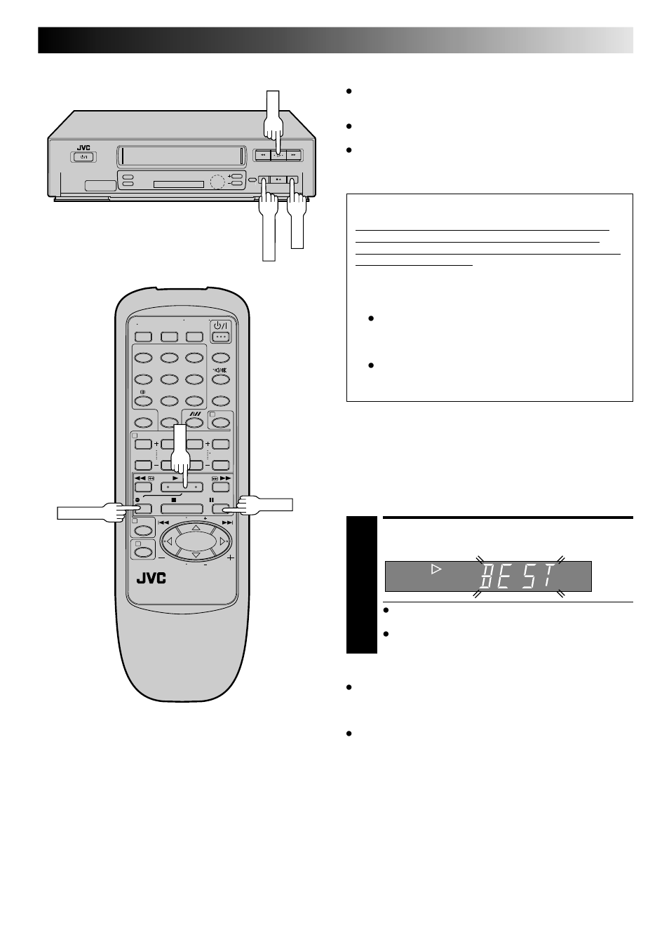 Start playback, Playback, Attention | JVC FST-GTK2I HR-J240E User Manual | Page 13 / 32