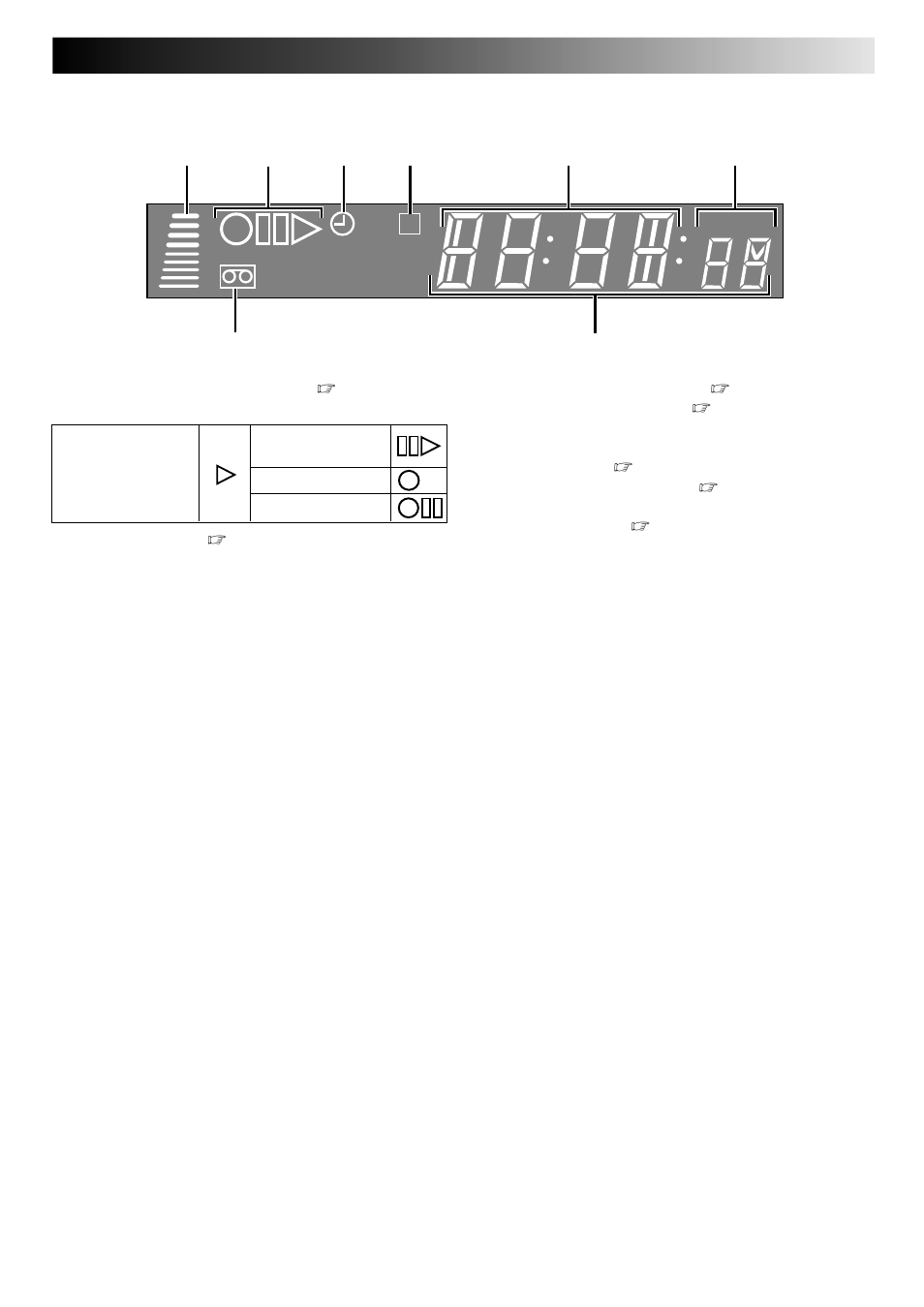 Display panel | JVC FST-GTK2I HR-J240E User Manual | Page 29 / 32