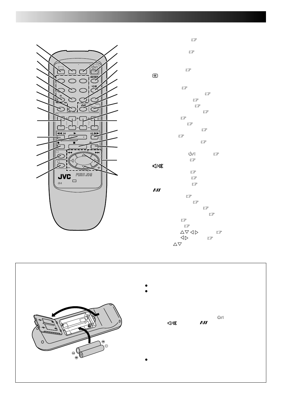 Index (cont.), Remote control | JVC FST-GTK2I HR-J240E User Manual | Page 30 / 32