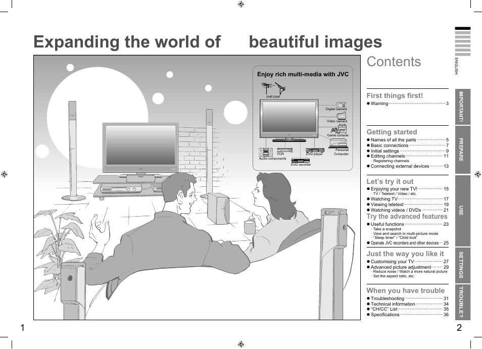 JVC SU LT-26E70BU User Manual | Page 5 / 22