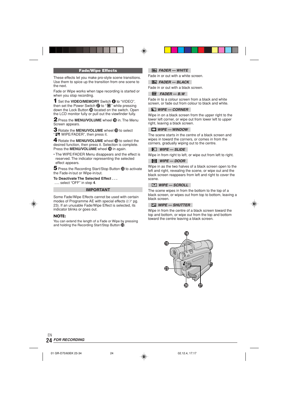 JVC GR-D70  EN User Manual | Page 24 / 56