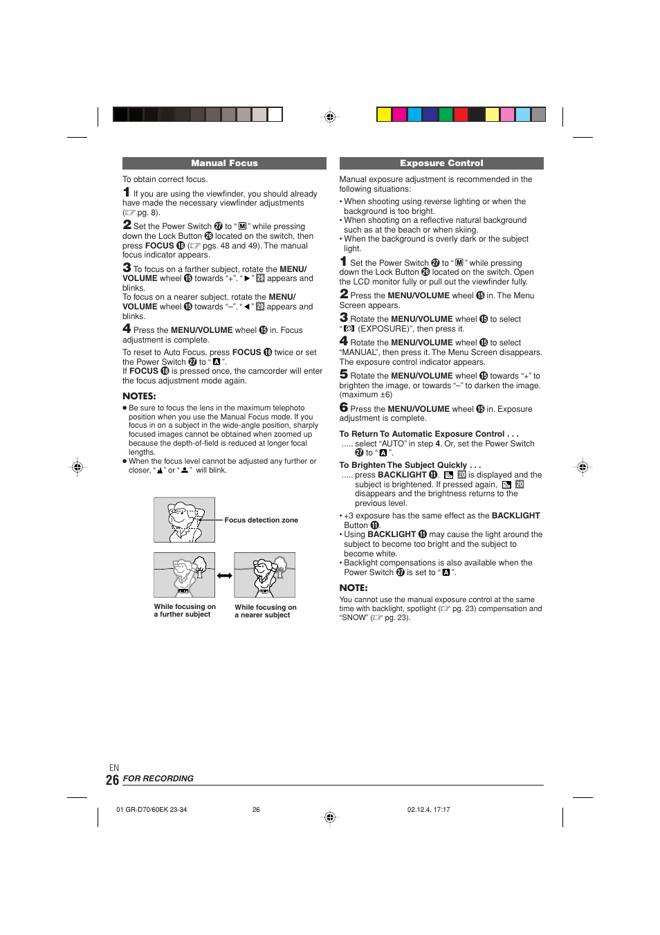 JVC GR-D70  EN User Manual | Page 26 / 56
