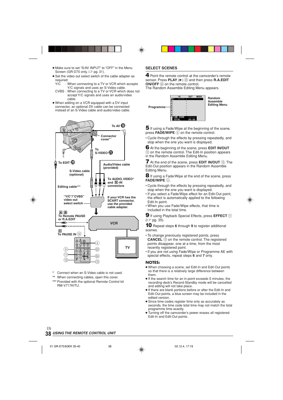 9 4 ) r | JVC GR-D70  EN User Manual | Page 38 / 56