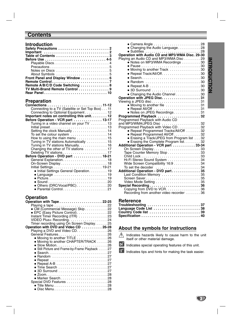 JVC 3834RP0093F User Manual | Page 3 / 41