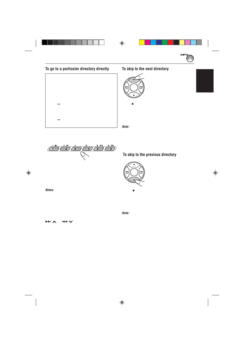 English to go to a particular directory directly | JVC GET0075-001A User Manual | Page 27 / 54