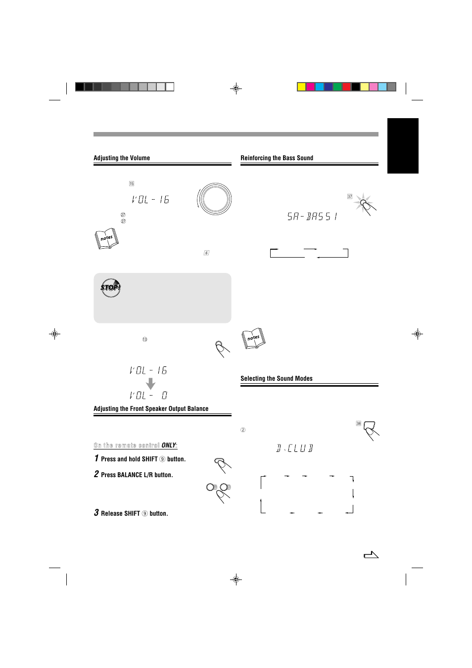 English | JVC CA-MXJ787V User Manual | Page 13 / 39