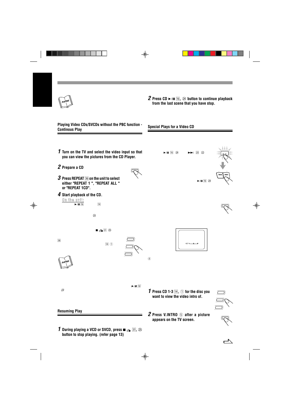 English | JVC CA-MXJ787V User Manual | Page 20 / 39