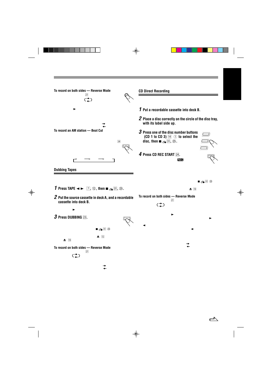 English | JVC CA-MXJ787V User Manual | Page 27 / 39