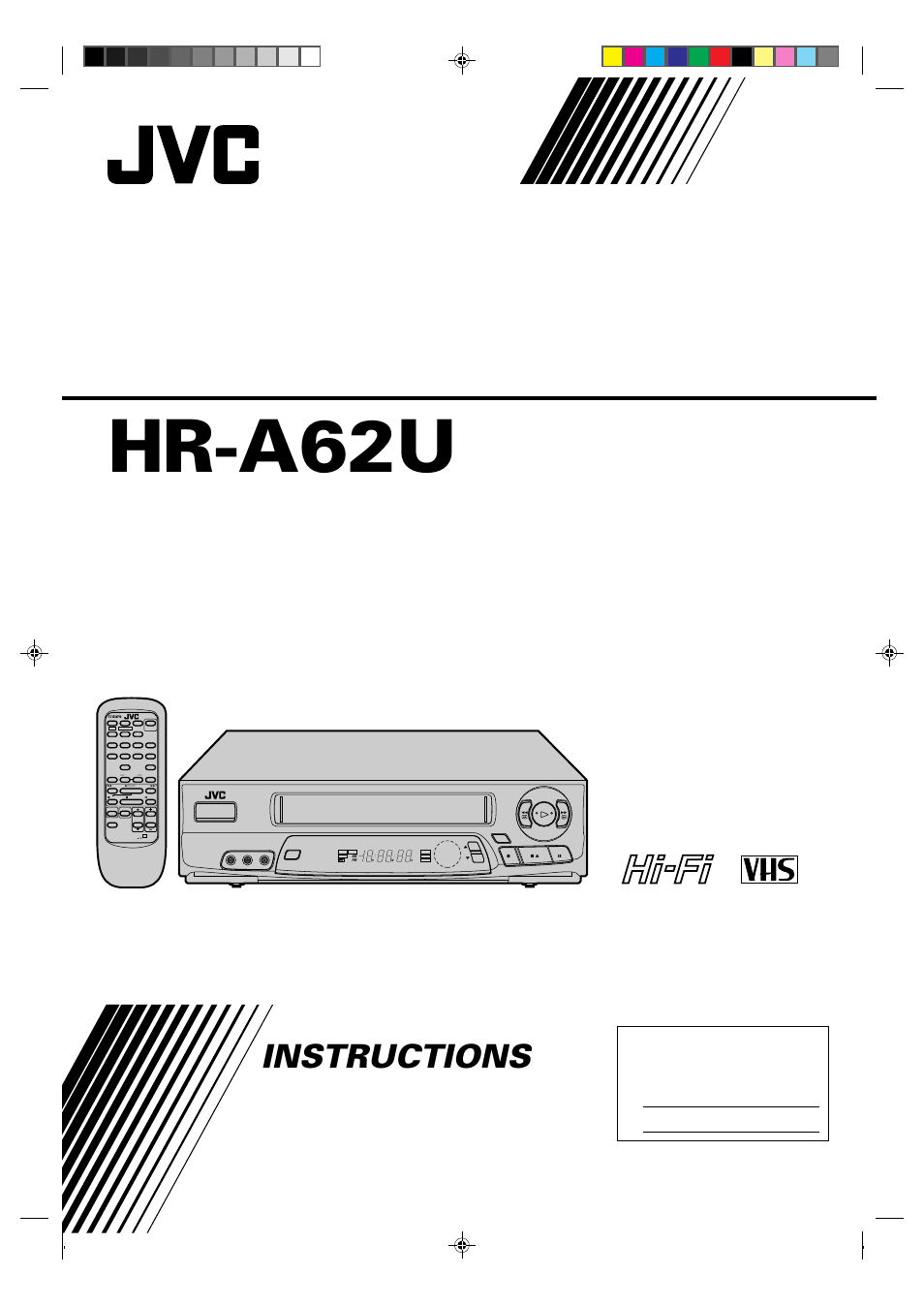JVC HR-A62U User Manual | 44 pages