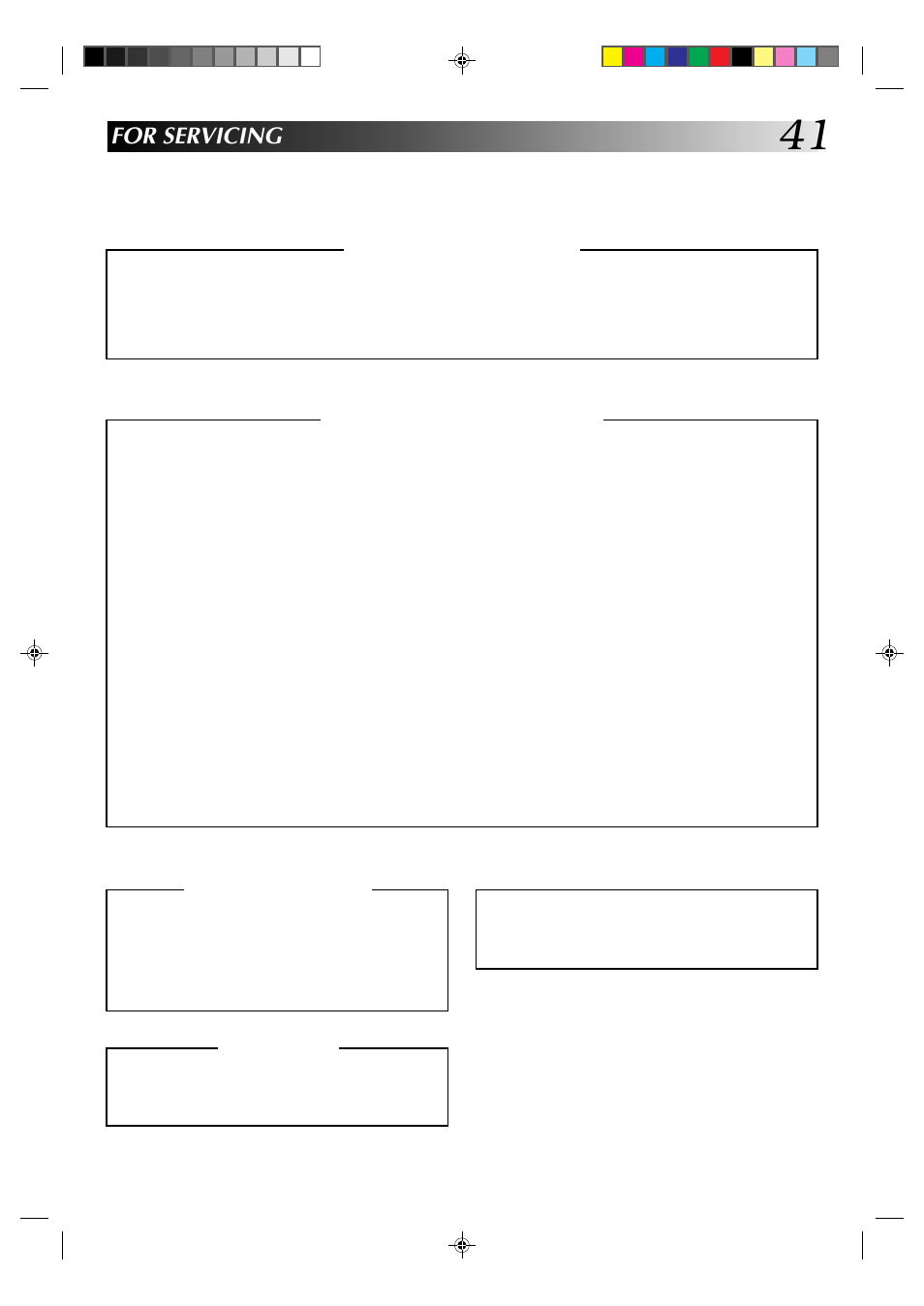 For servicing, How to locate your jvc service center | JVC HR-A62U User Manual | Page 41 / 44