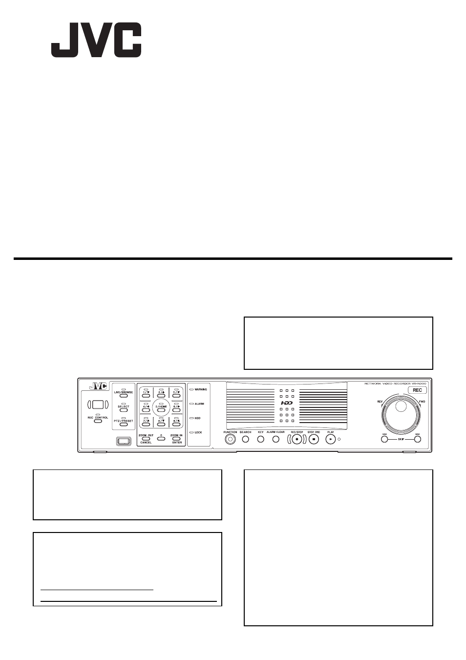 JVC VR-N900U User Manual | 28 pages