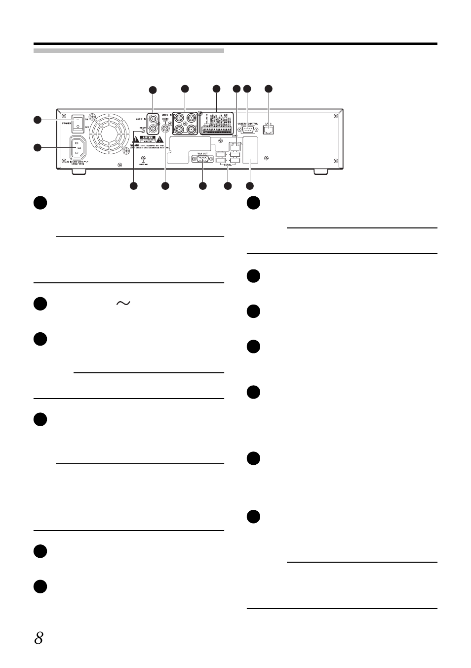 Rear panel | JVC VR-N900U User Manual | Page 16 / 28