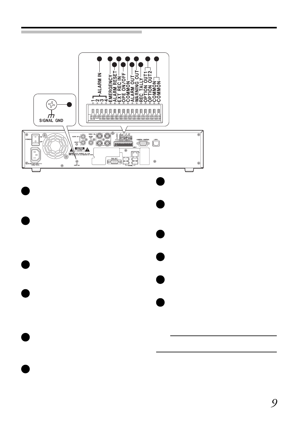 Rear i/o terminals | JVC VR-N900U User Manual | Page 17 / 28