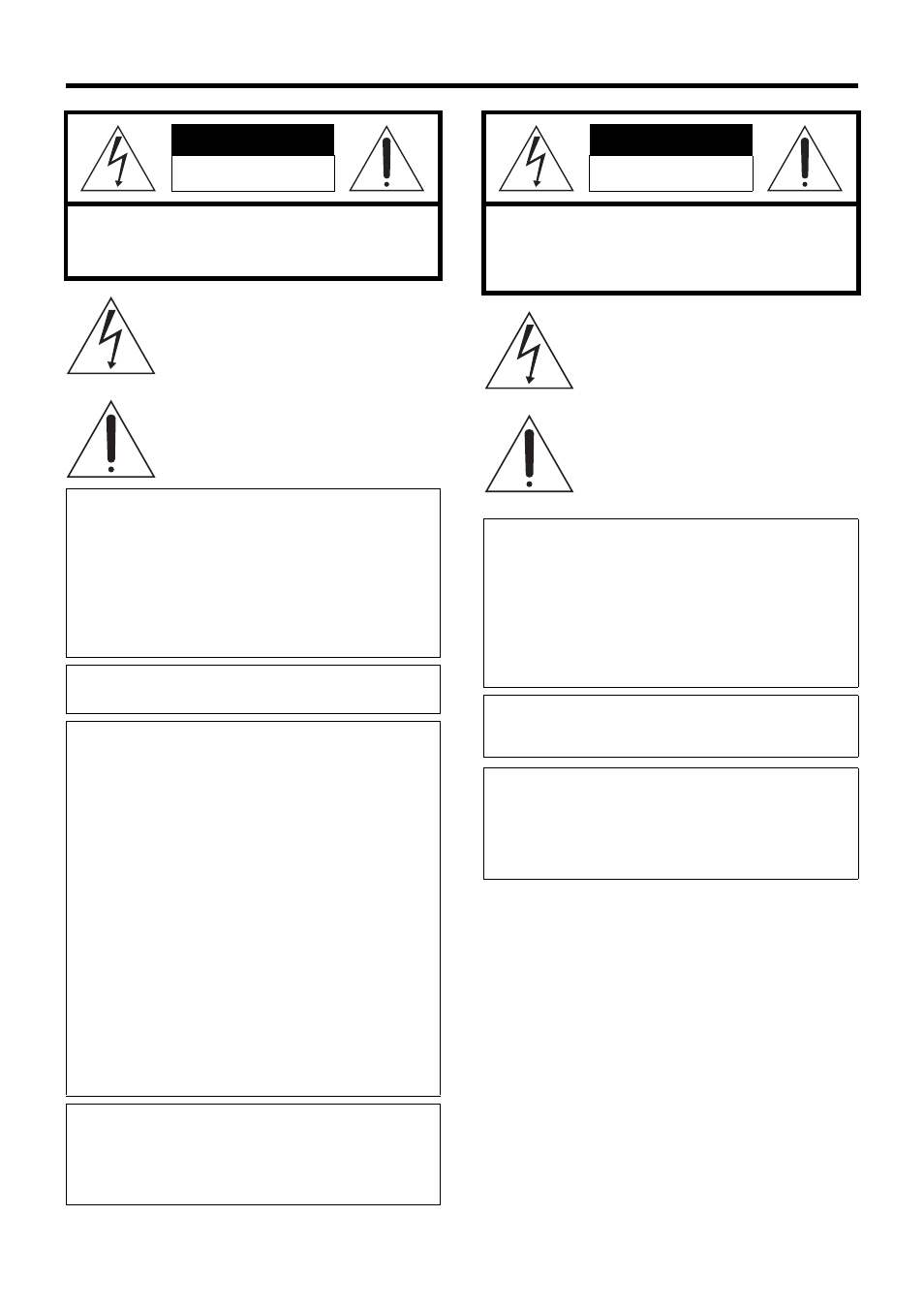 Caution, Attention, Safety precautions (for usa) | JVC VR-N900U User Manual | Page 3 / 28