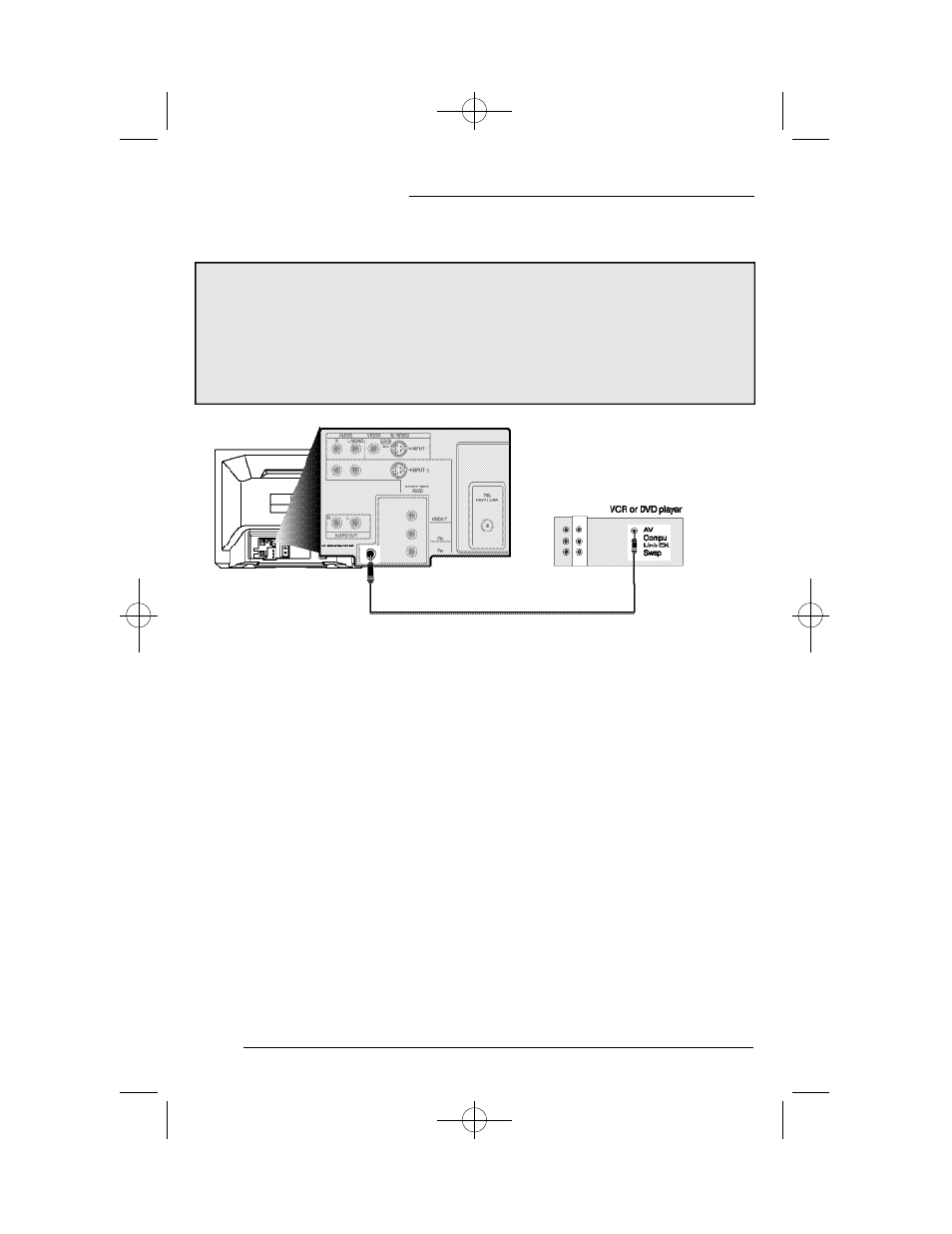 Connections, Connecting to jvc av compu link | JVC AV 36D302 User Manual | Page 16 / 52