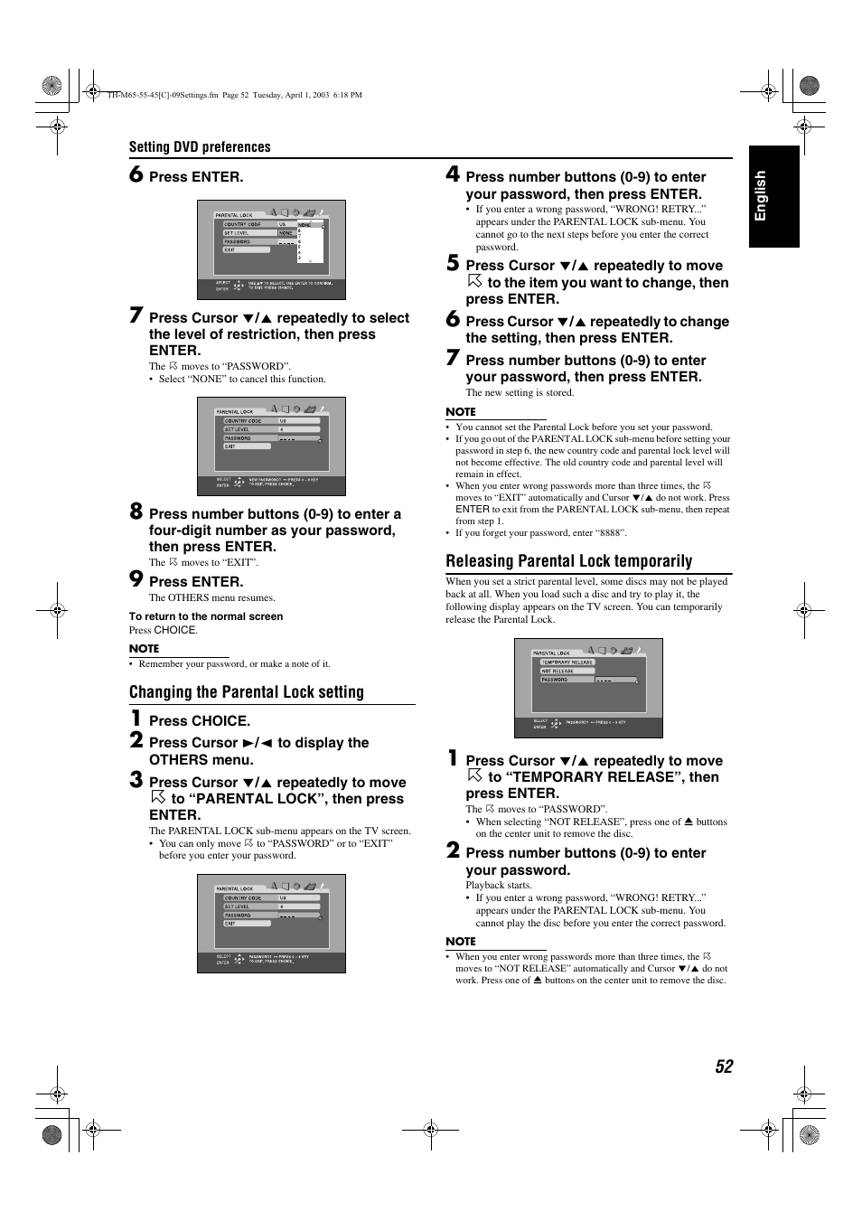 JVC TH-M45 User Manual | Page 123 / 134