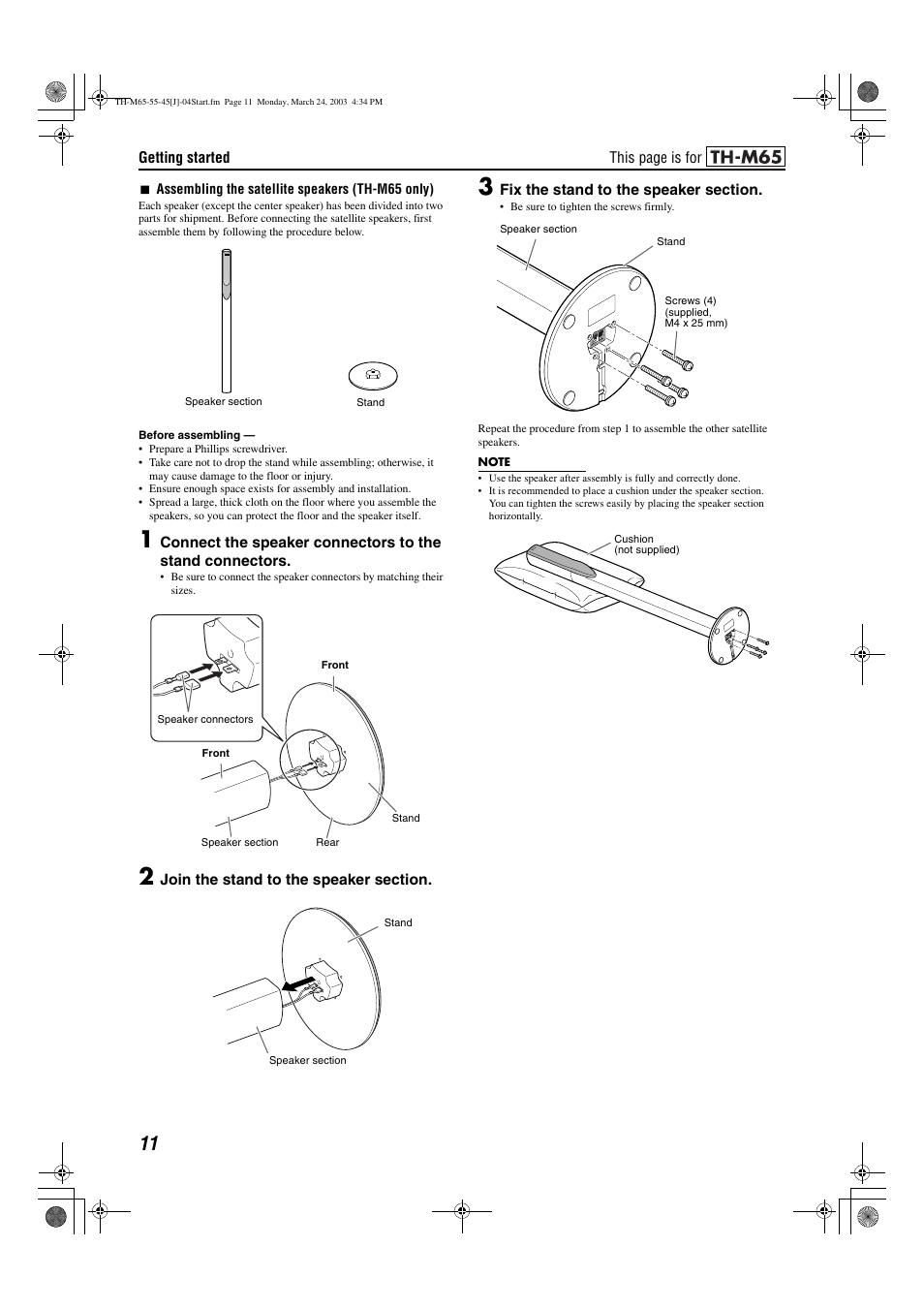 JVC TH-M45 User Manual | Page 14 / 134