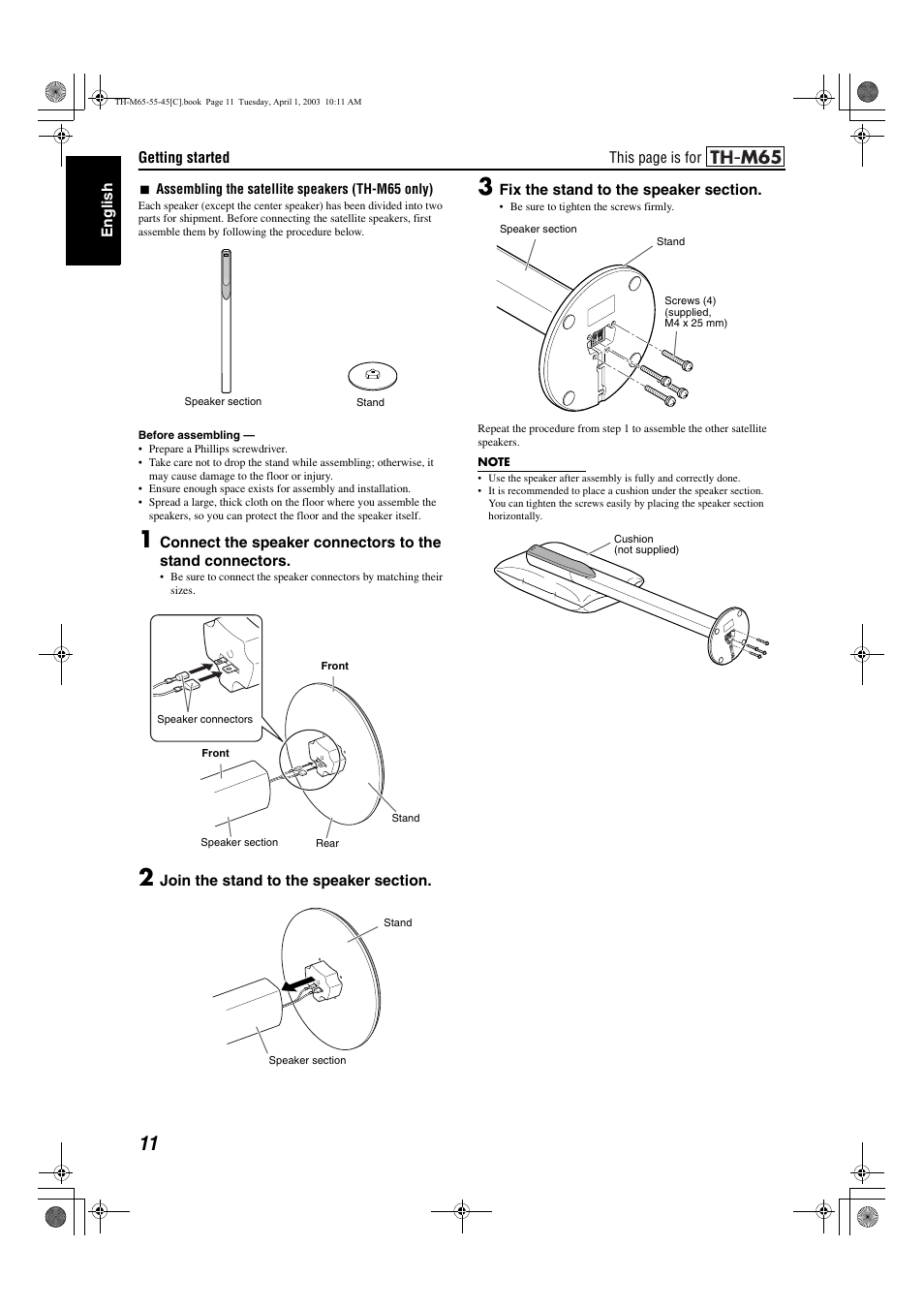 JVC TH-M45 User Manual | Page 82 / 134