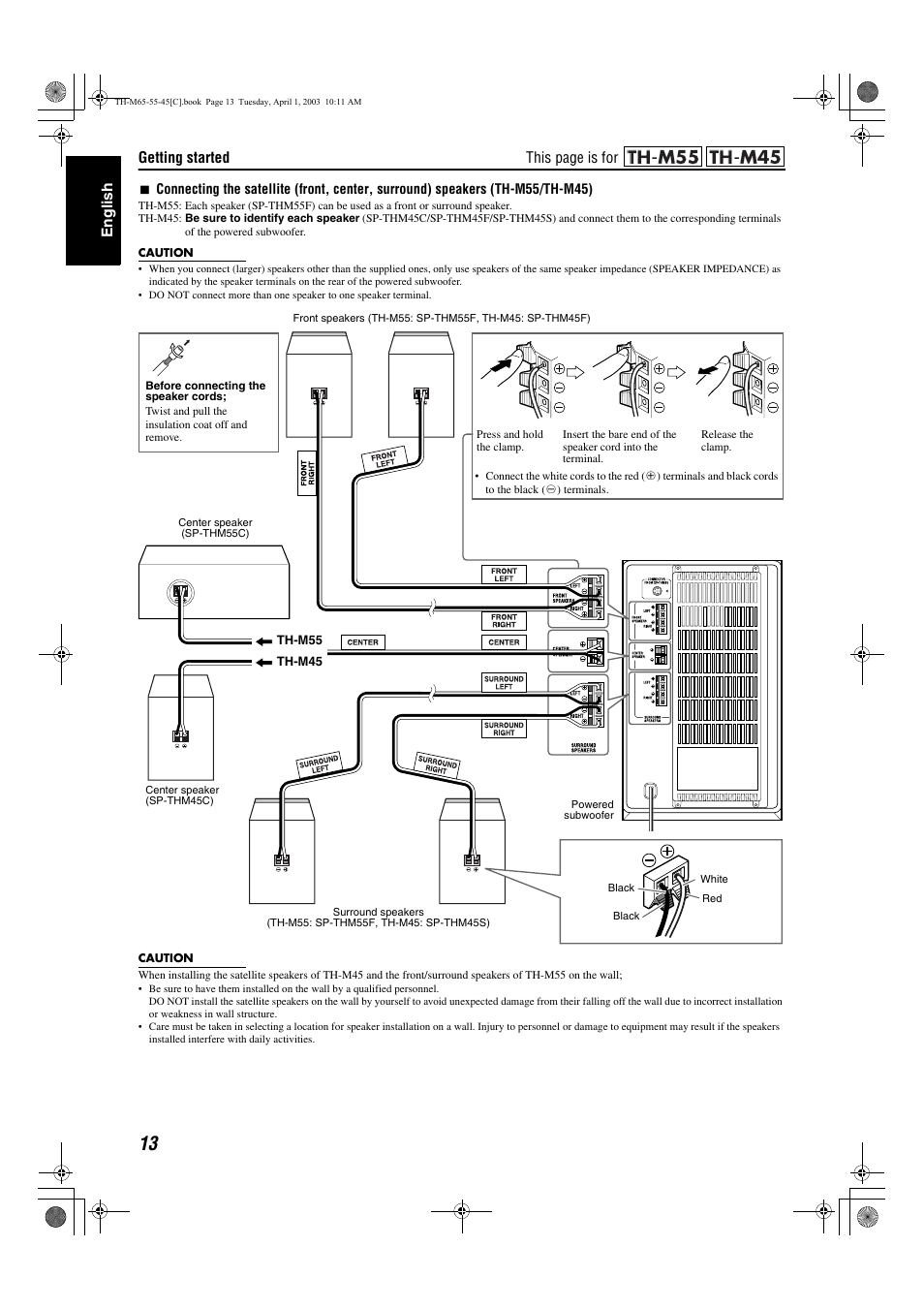 JVC TH-M45 User Manual | Page 84 / 134