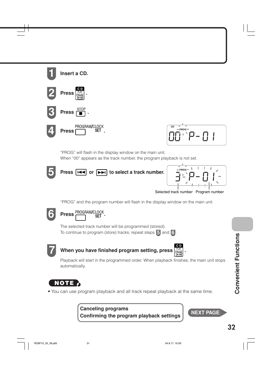 JVC RC-BF10 User Manual | Page 35 / 44