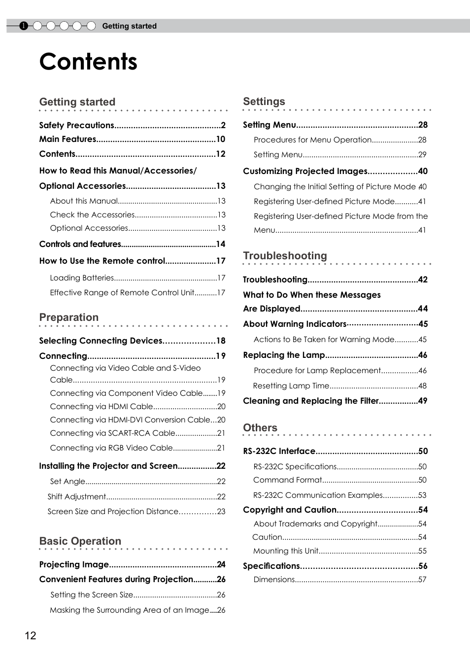 JVC D-ILA DLA-HD350 User Manual | Page 12 / 57