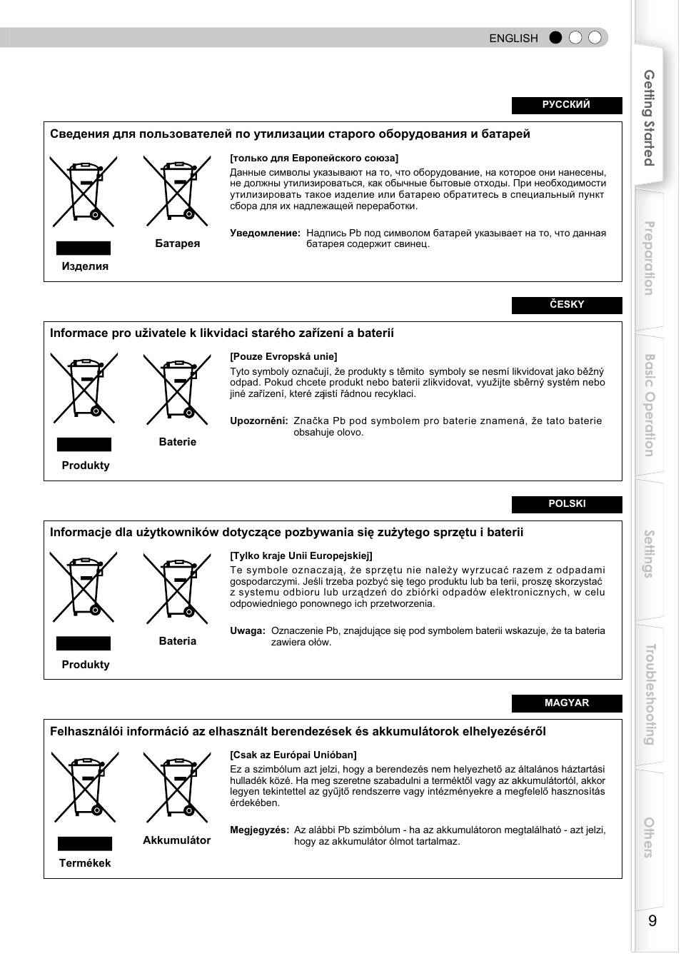 JVC D-ILA DLA-HD350 User Manual | Page 9 / 57