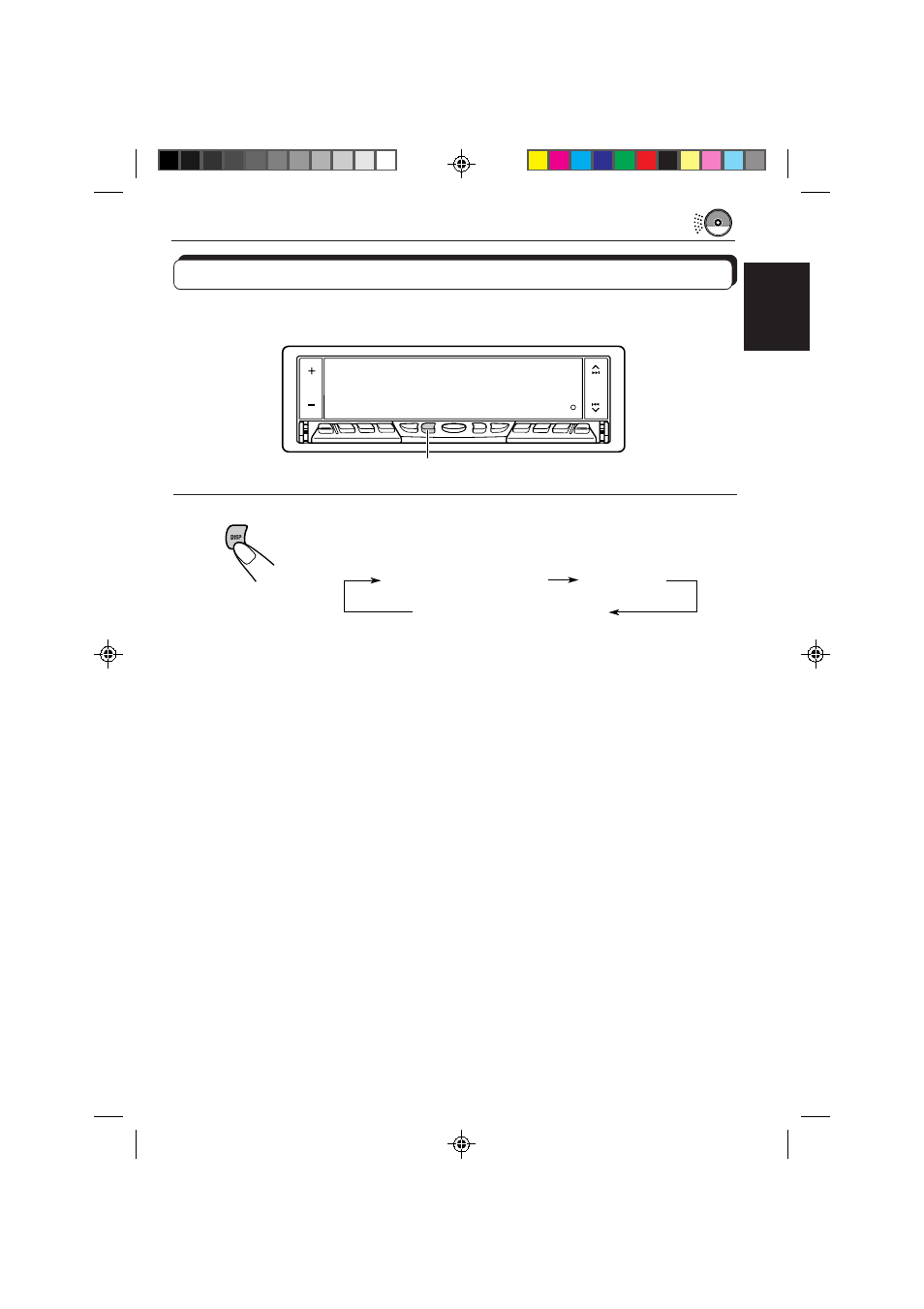 Playing a cd text, Select text display mode while playing a cd text | JVC KD-LX50R User Manual | Page 21 / 80