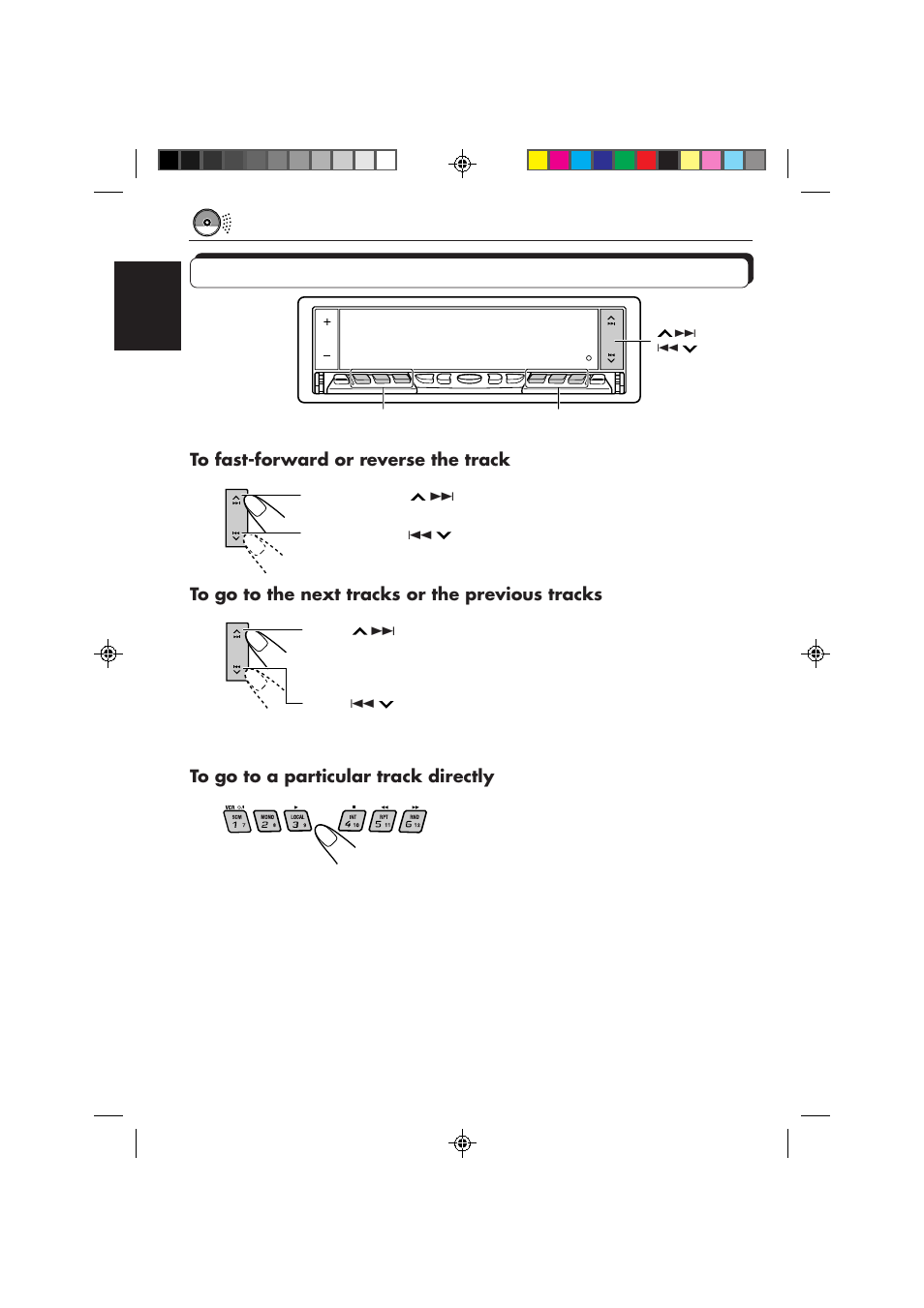 Locating a track or a particular portion on a cd | JVC KD-LX50R User Manual | Page 22 / 80