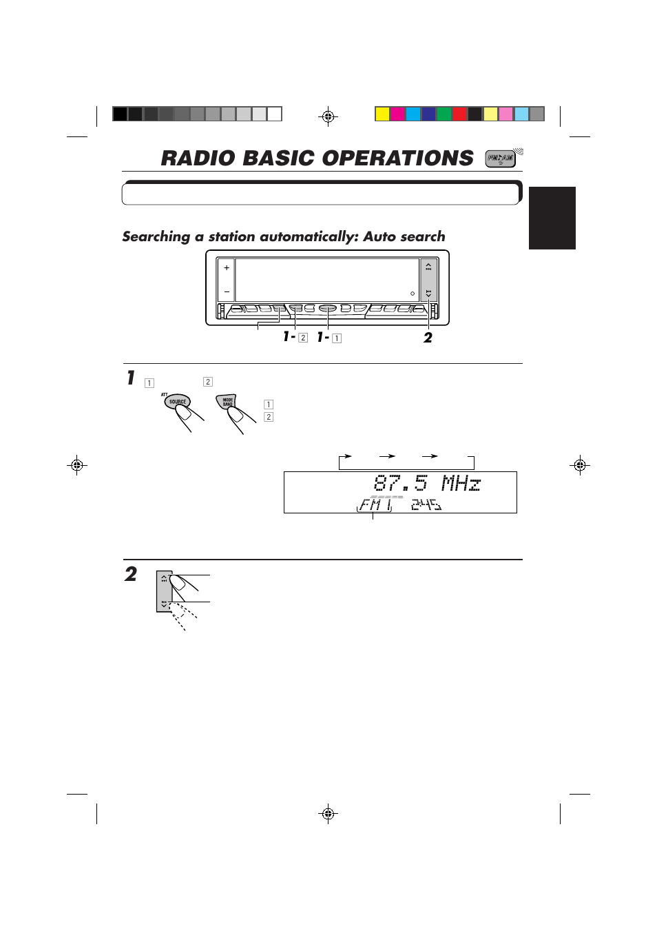 Radio basic operations, Listening to the radio | JVC KD-LX50R User Manual | Page 7 / 80