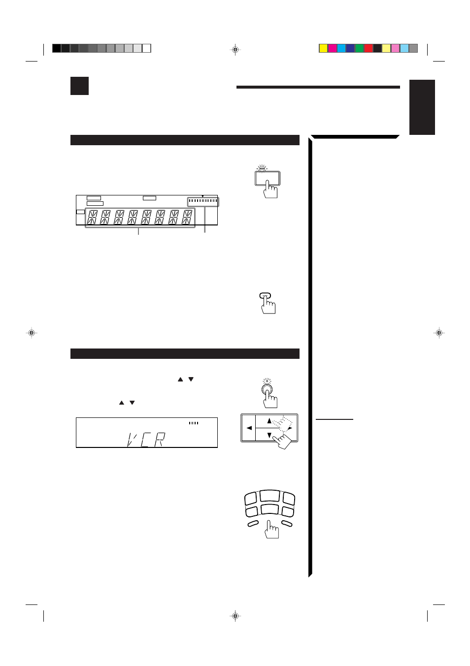 Basic operations, English | JVC RX-665VBK User Manual | Page 17 / 54