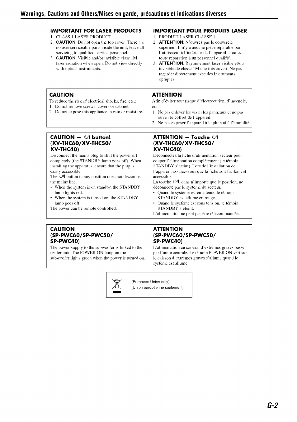 JVC SP-PWC60 User Manual | Page 3 / 48