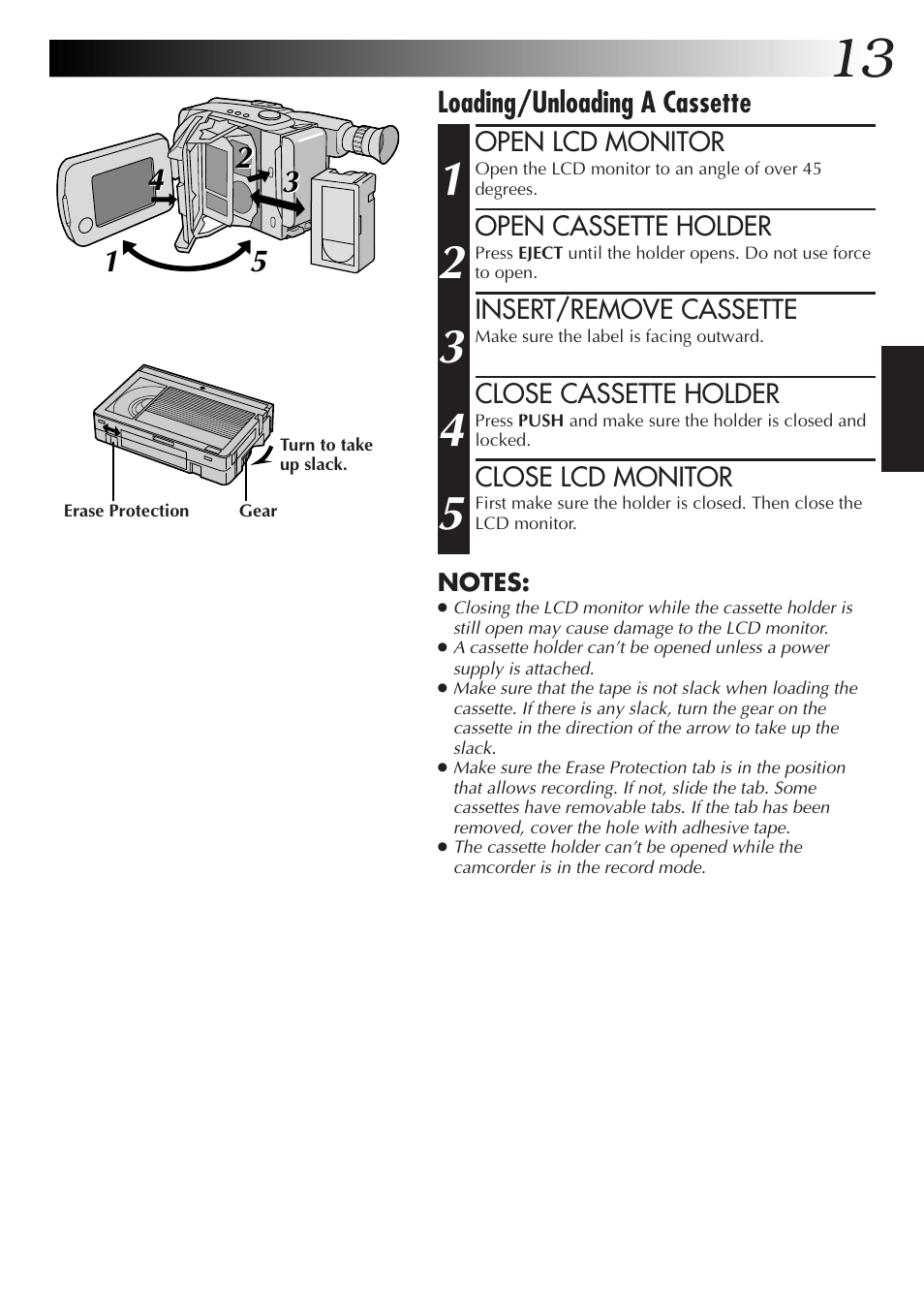JVC GR-AXM77UM User Manual | Page 13 / 182
