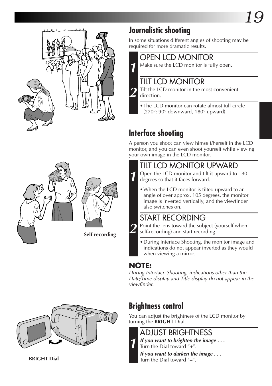 JVC GR-AXM77UM User Manual | Page 19 / 182