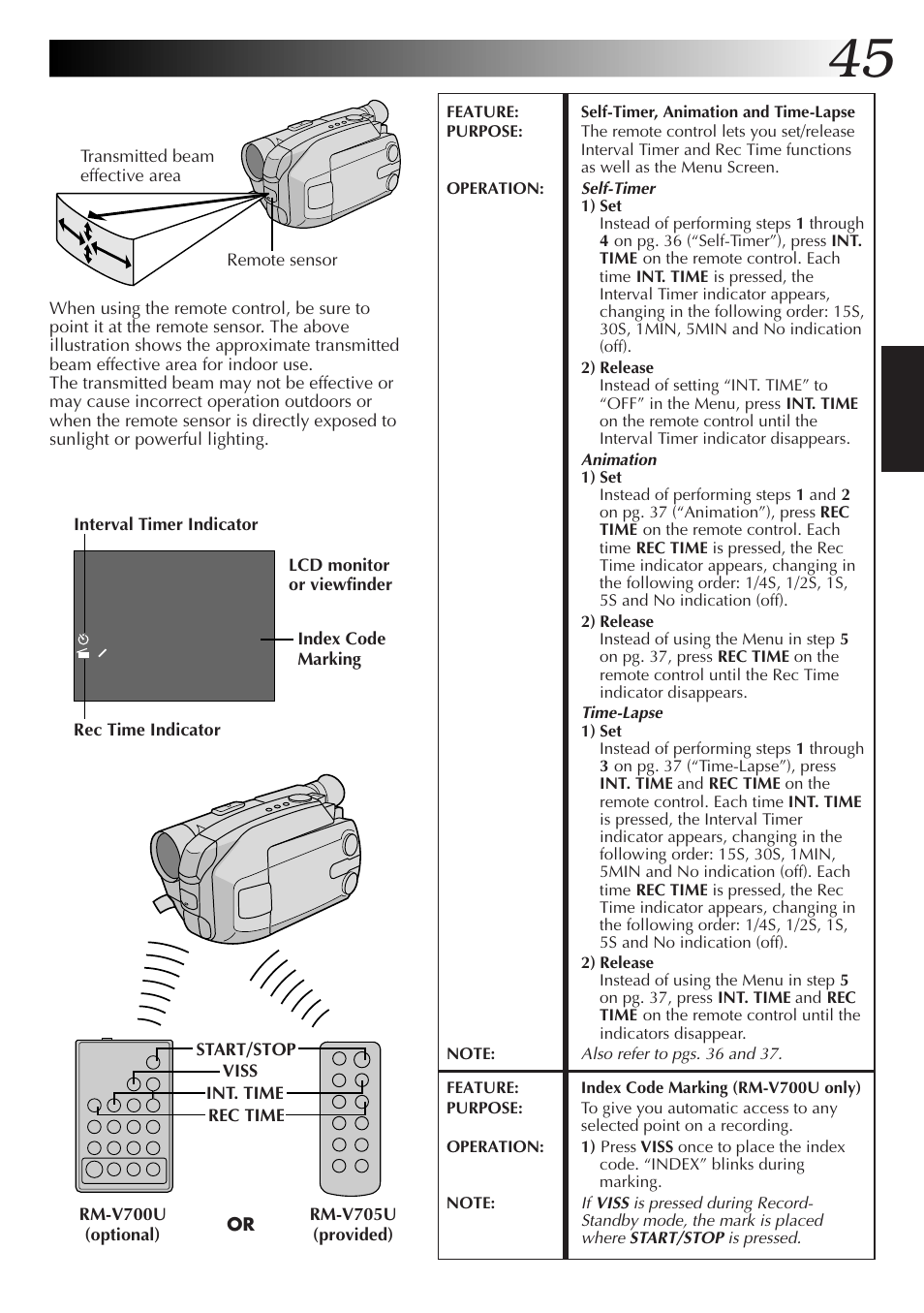 JVC GR-AXM77UM User Manual | Page 45 / 182