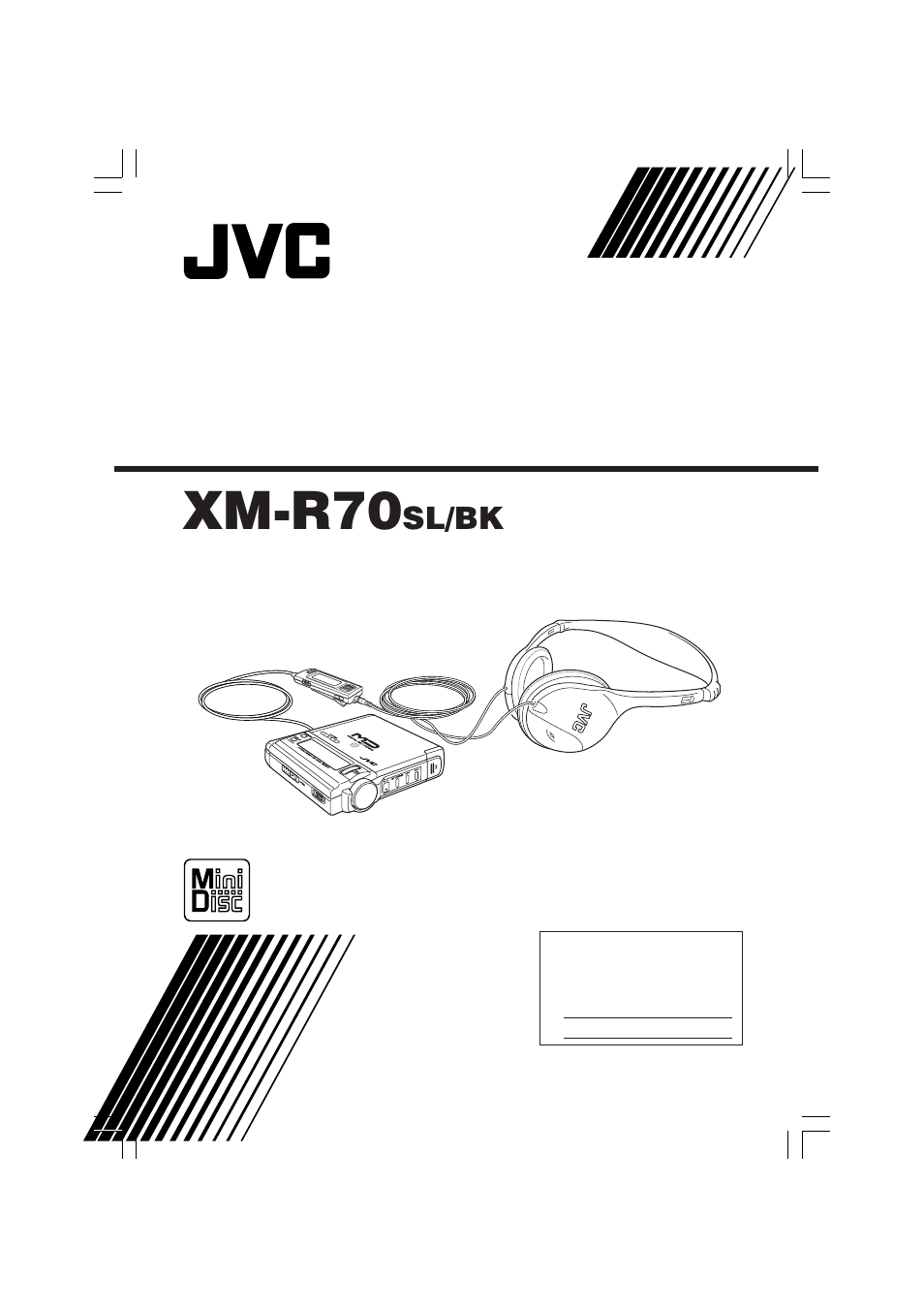 JVC XM-R70SL/BK User Manual | 20 pages