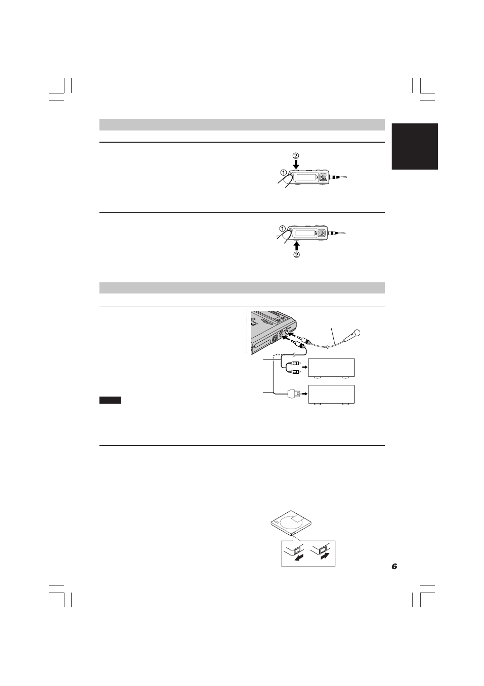 Preparation before recording, 7english | JVC XM-R70SL/BK User Manual | Page 9 / 20