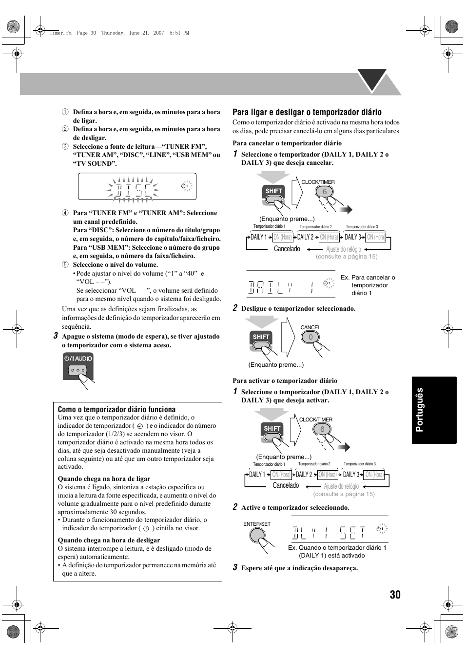 Português | JVC Micro Component System UX-G48 User Manual | Page 197 / 208