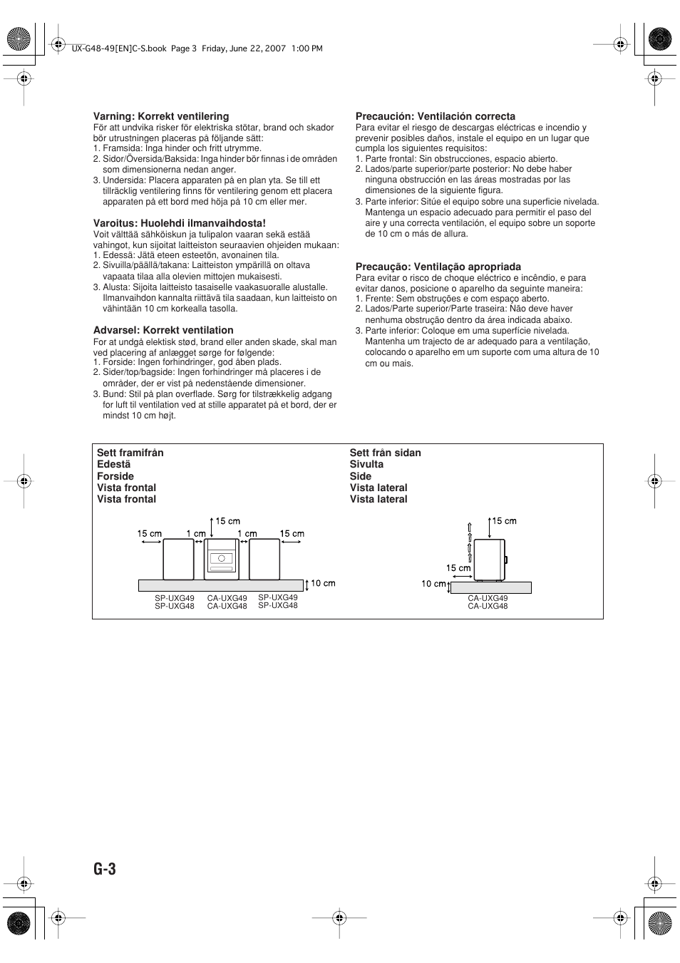 JVC Micro Component System UX-G48 User Manual | Page 4 / 208