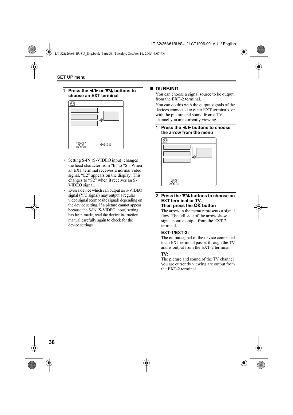 Dubbing | JVC WIDE LCD PANEL TV LT-26A61BJ User Manual | Page 91 / 104