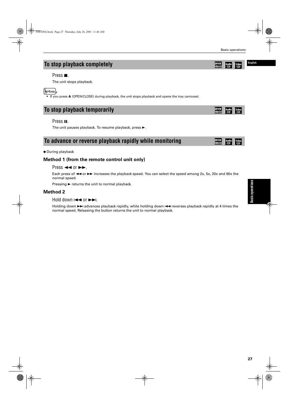 JVC XV-F80BK User Manual | Page 29 / 67