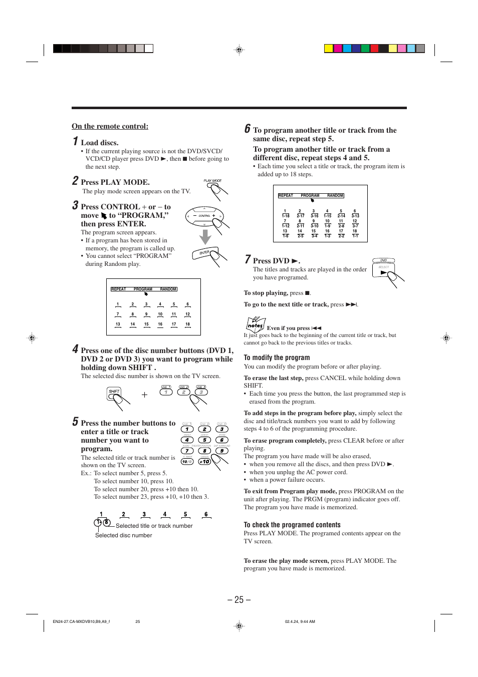 JVC CA-MXDVA9 User Manual | Page 28 / 72