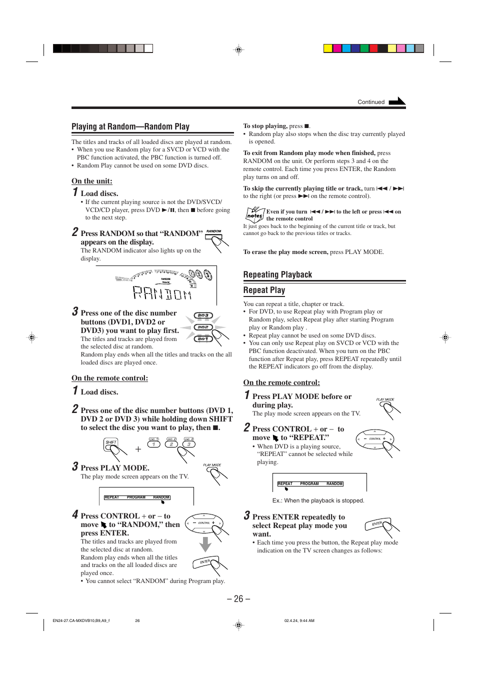 JVC CA-MXDVA9 User Manual | Page 29 / 72