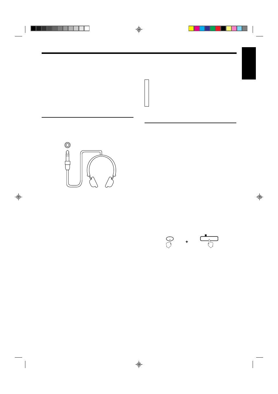 Using the remote control, English, Basic operations | Using stereo headphones | JVC XL-MV55GD User Manual | Page 12 / 28