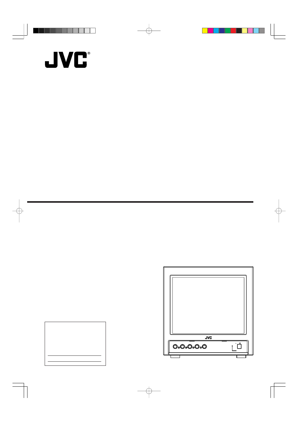 JVC TM-A9UCV User Manual | 8 pages