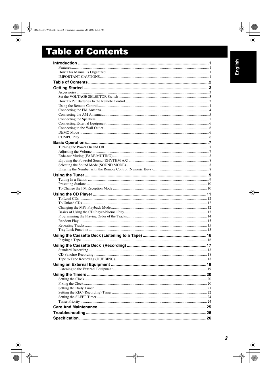 JVC 0205NYMCREBET User Manual | Page 34 / 88