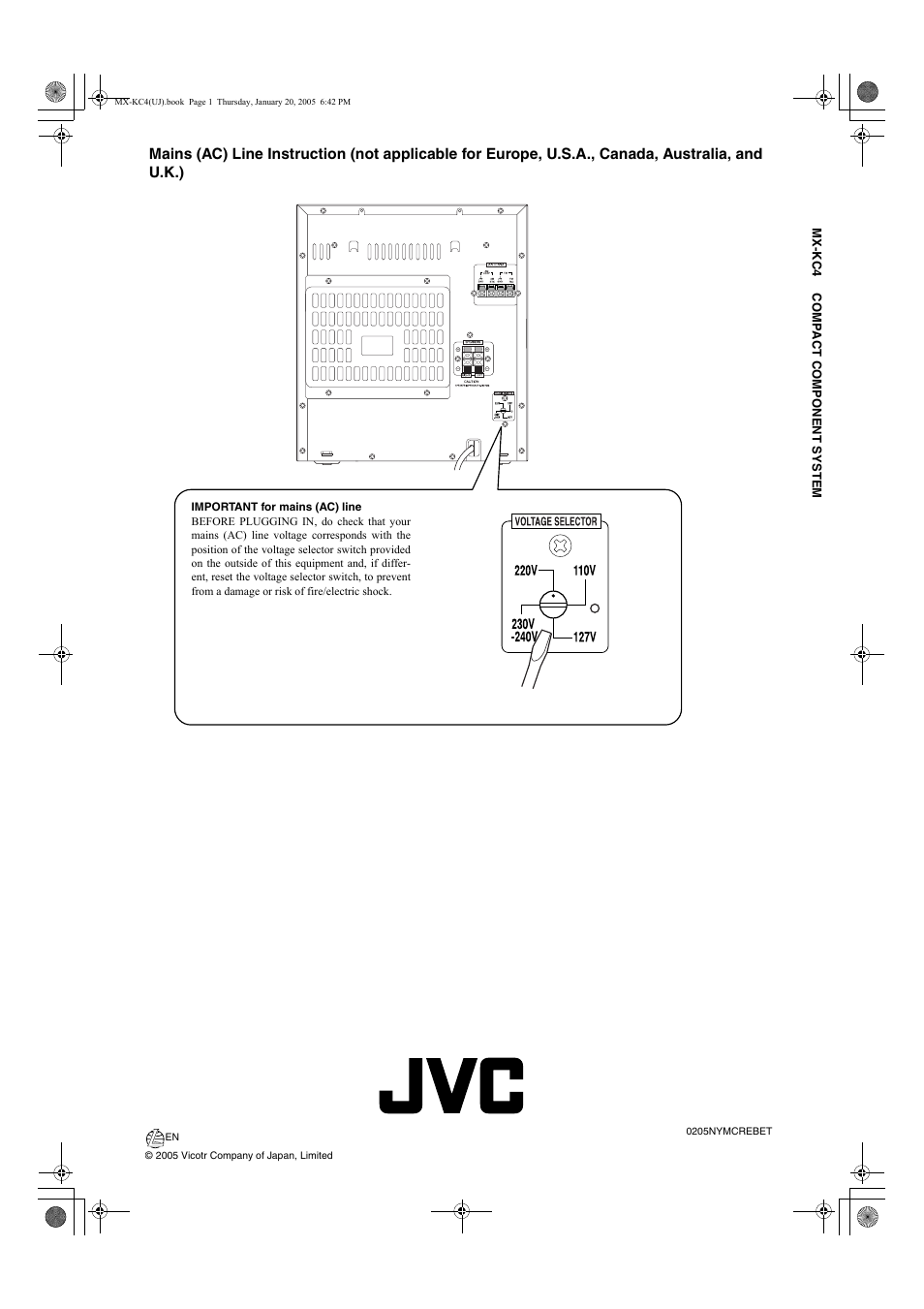 JVC 0205NYMCREBET User Manual | Page 88 / 88