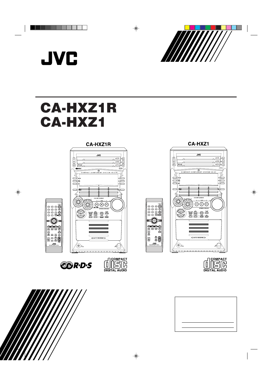 JVC CA-HXZ1 User Manual | 73 pages