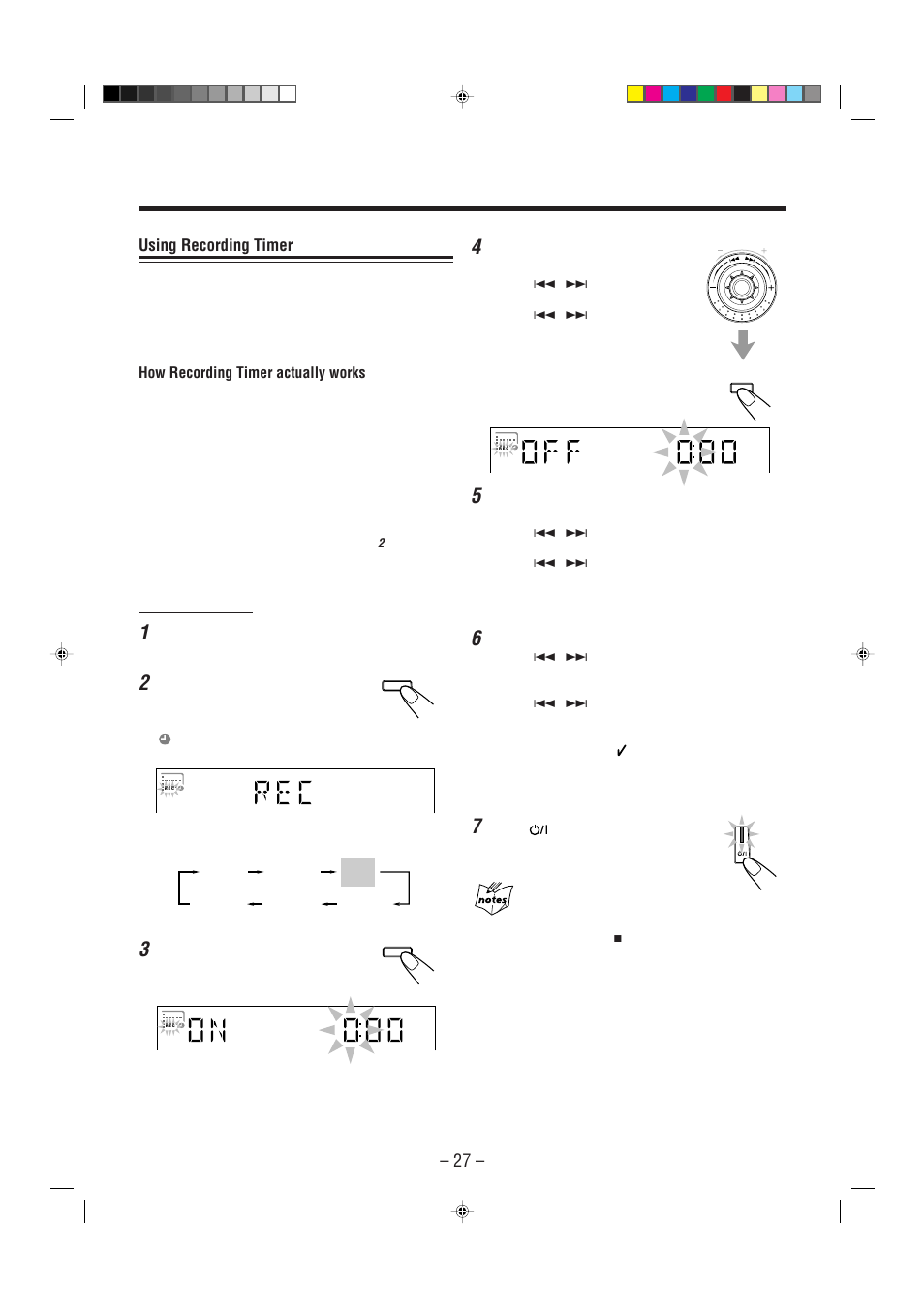 Using recording timer | JVC CA-HXZ1 User Manual | Page 30 / 73